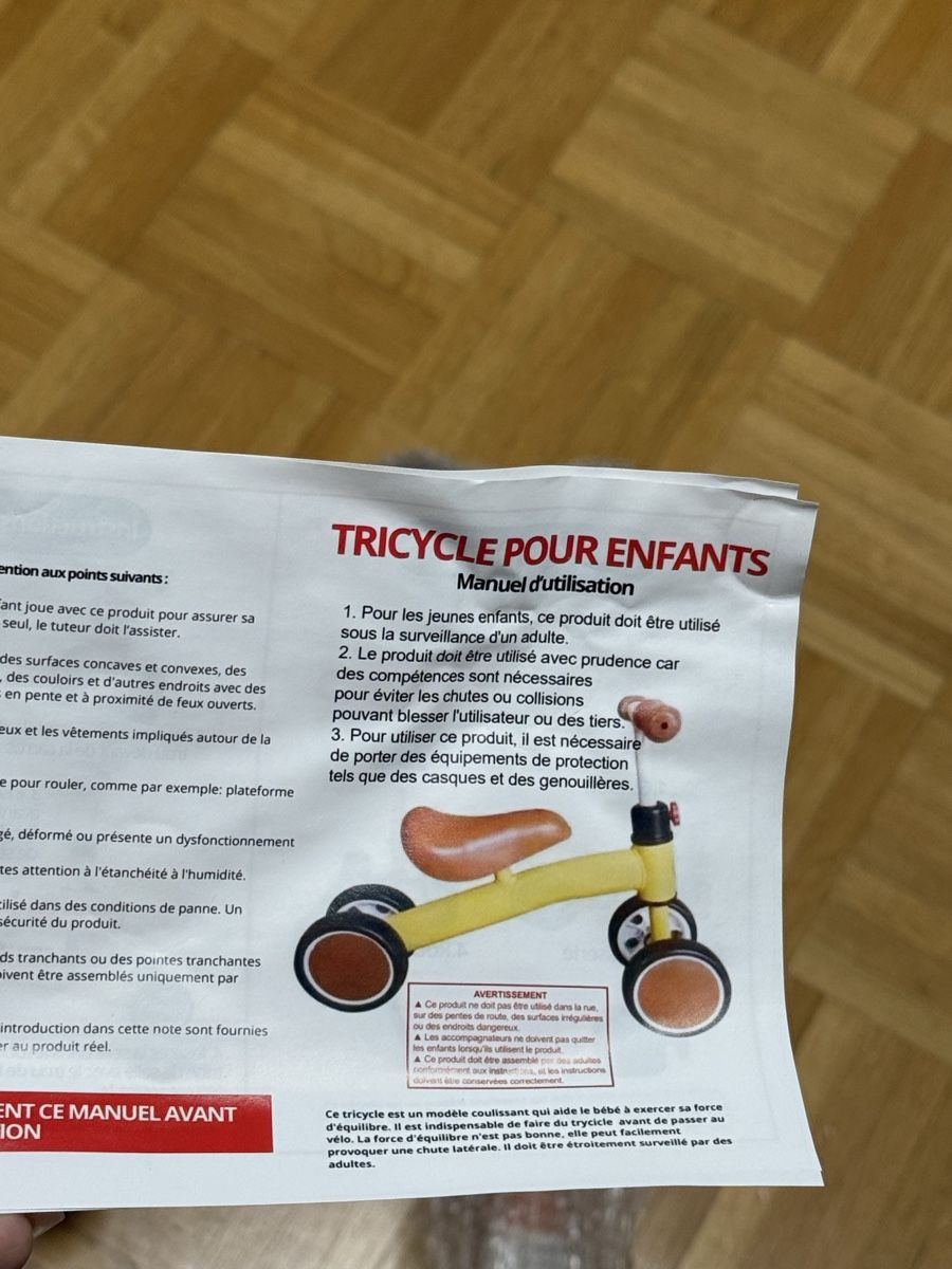 Veicoli per bambini: Kinder Dreirad mit Lenker und Sitz neu – Nuovo e nell'imballaggio originale da Basel venduto da Andra44 1