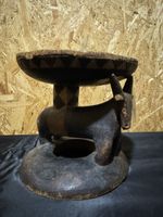 Tabouret africain ancien en bois, pièce unique!