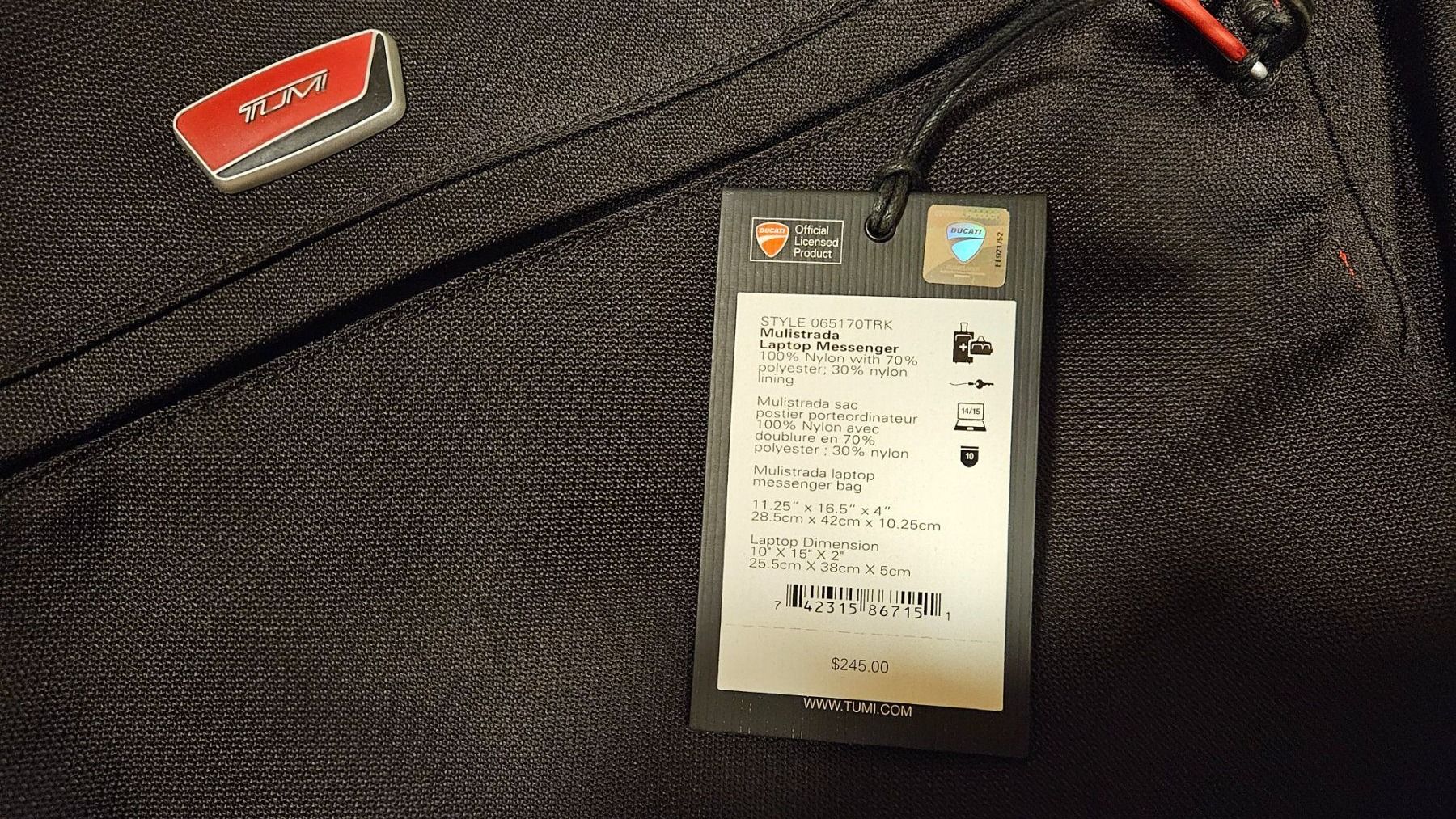 Tumi Borse: Tumi x Ducati Multistrada Messenger Bag – Nuovo (secondo la descrizione) da Uitikon Waldegg venduto da UitiZH 1