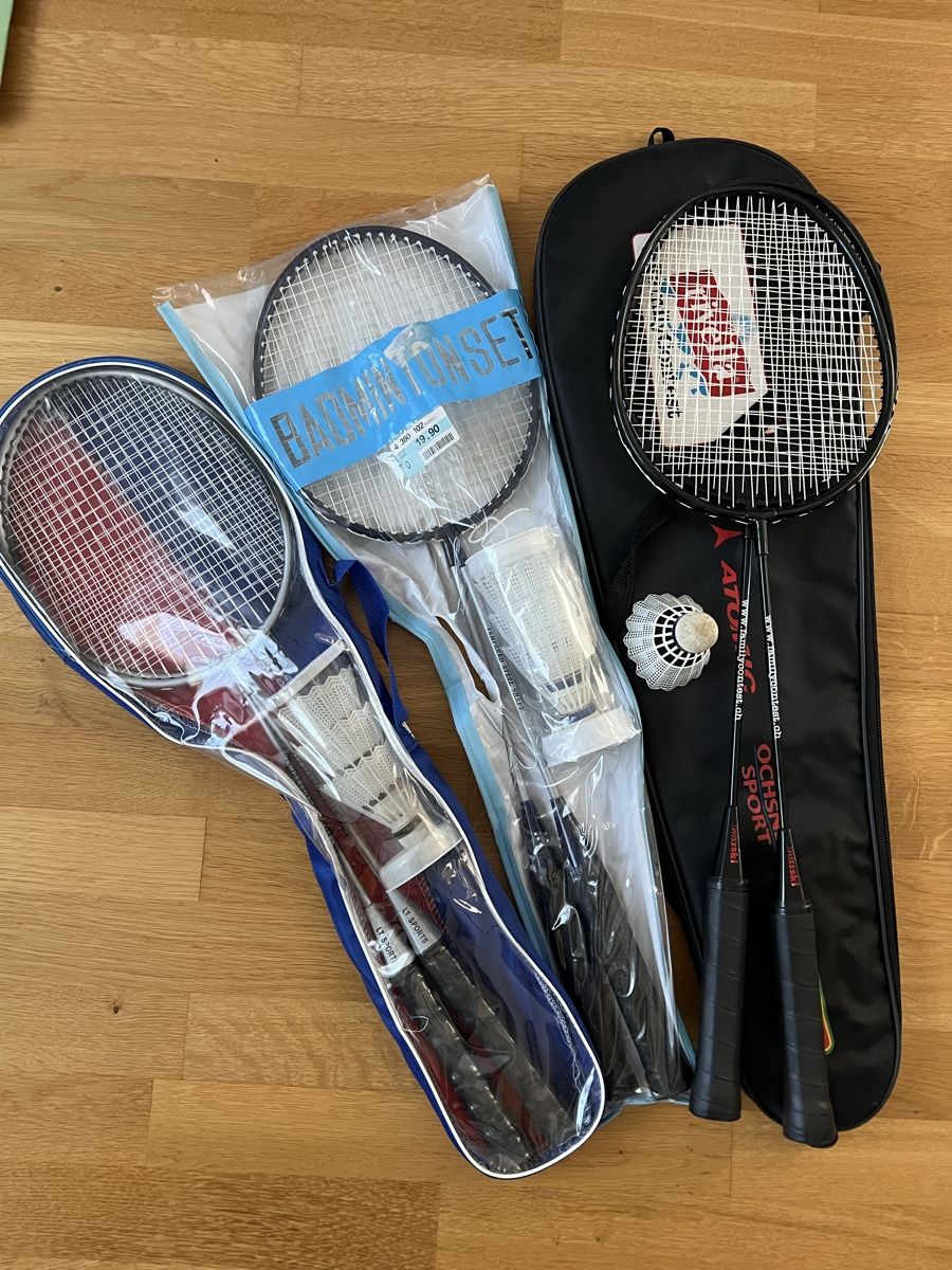 Spiele: Federball Set 3-teilig  – Gebraucht aus Wuppenau von Alfreg