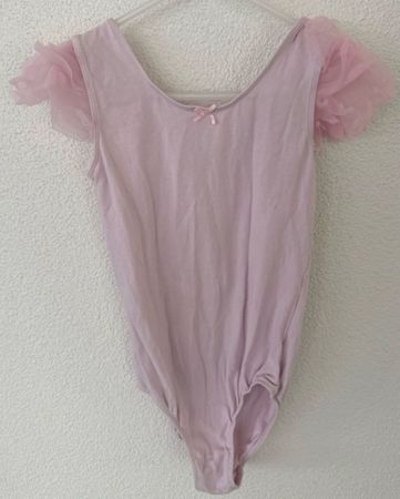 Ballettbody rosa Grösse 134/140 H&M Tüllärmel