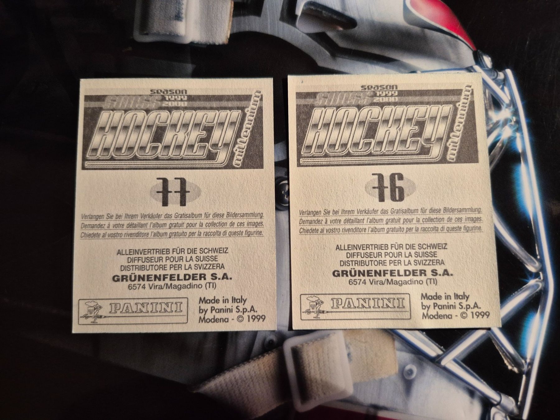 Panini Sammelbilder & Trading cards: HC Fribourg Gotteron 1999/2000 – Gebraucht aus Treiten von Sauber73 1