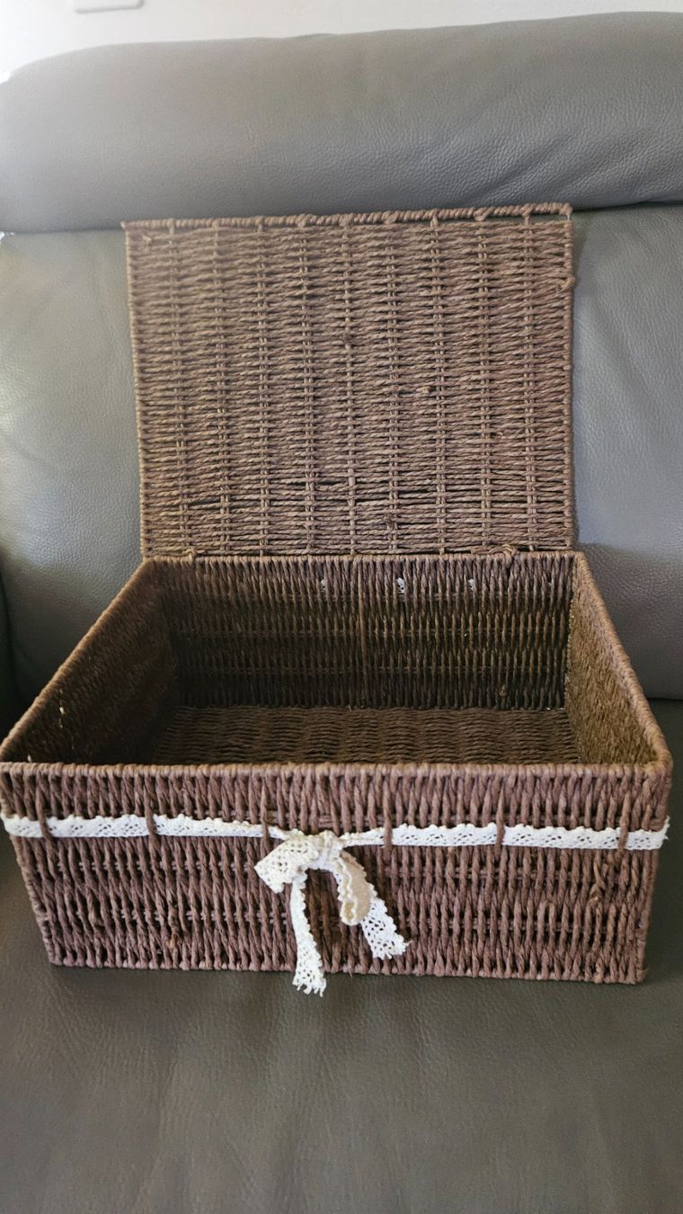 Altro per la casa: Cesta decorativa con coperchio – Usato da Melano venduto da H-Sara 2