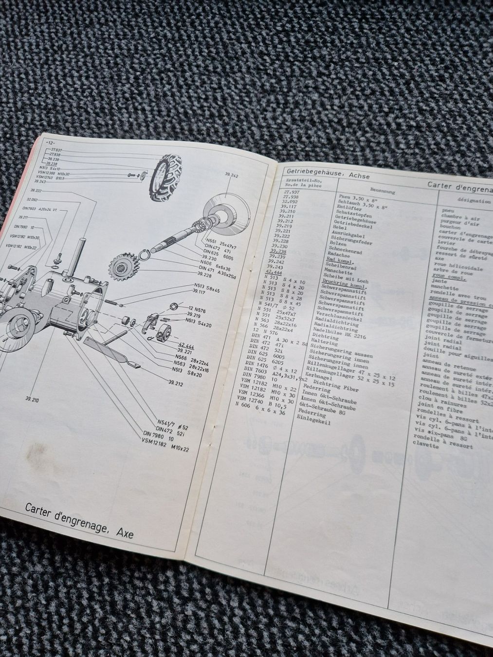 Rapid Trattori: Original Anleitung + ET-Liste Rapid 101 Motormäher – Usato da Dürnten venduto da Bachtel84 5