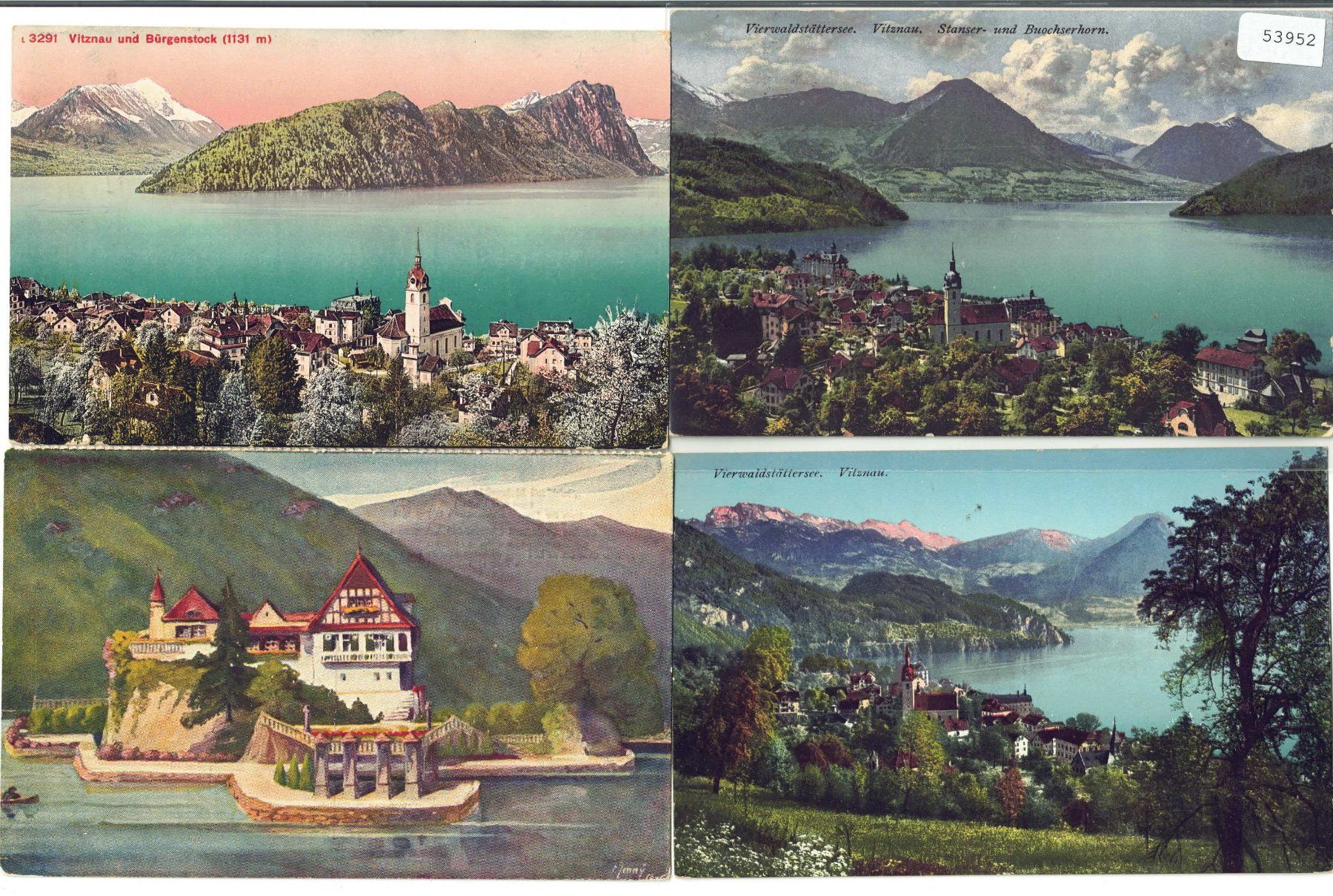 Cartes postales: 4 AK - Vitznau – D'occasion à Ettingen par Kartenplanet