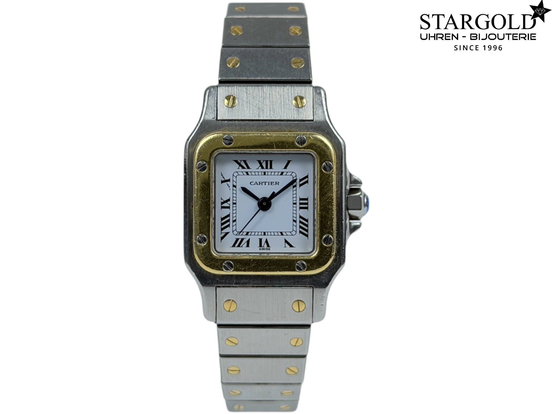 Cartier Montres: Cartier Santos Galbée - 0902 – D'occasion à Zürich par Stargold-Uhren