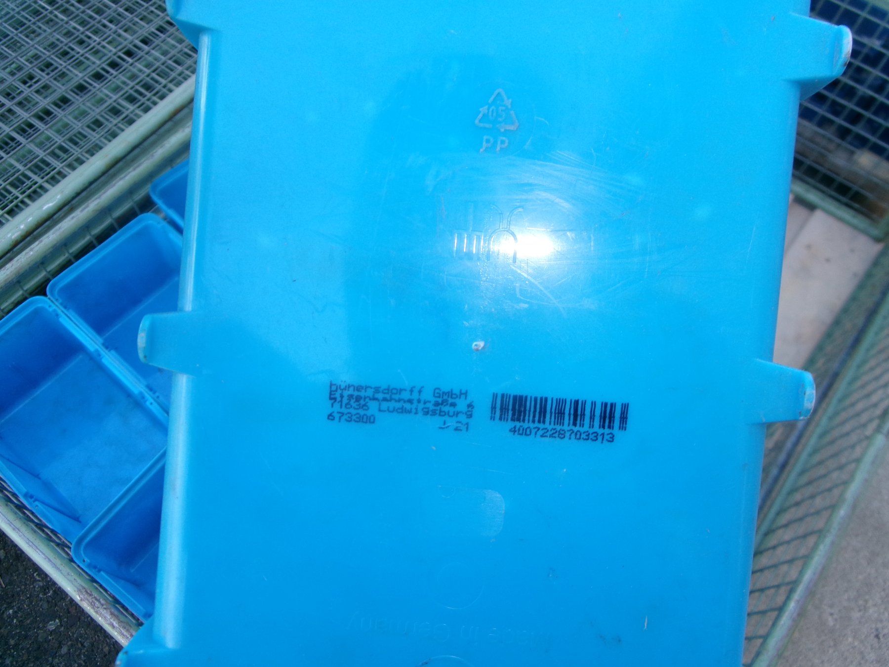 Contenitori & Simili: Blaue Lagerboxen / Stapelboxen, robust, 28 Stk,  Lagerfix – Usato da Eschenbach SG venduto da GM-29 2