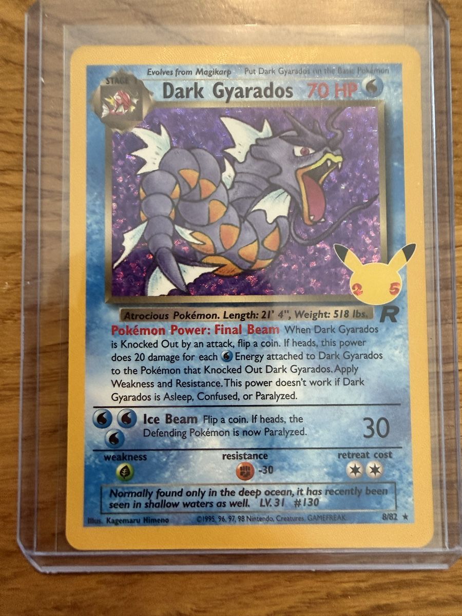 Pokémon Sammelbilder & Trading cards: Dark Gyarados 8/82 – Gebraucht aus Amriswil von sim_nlb6