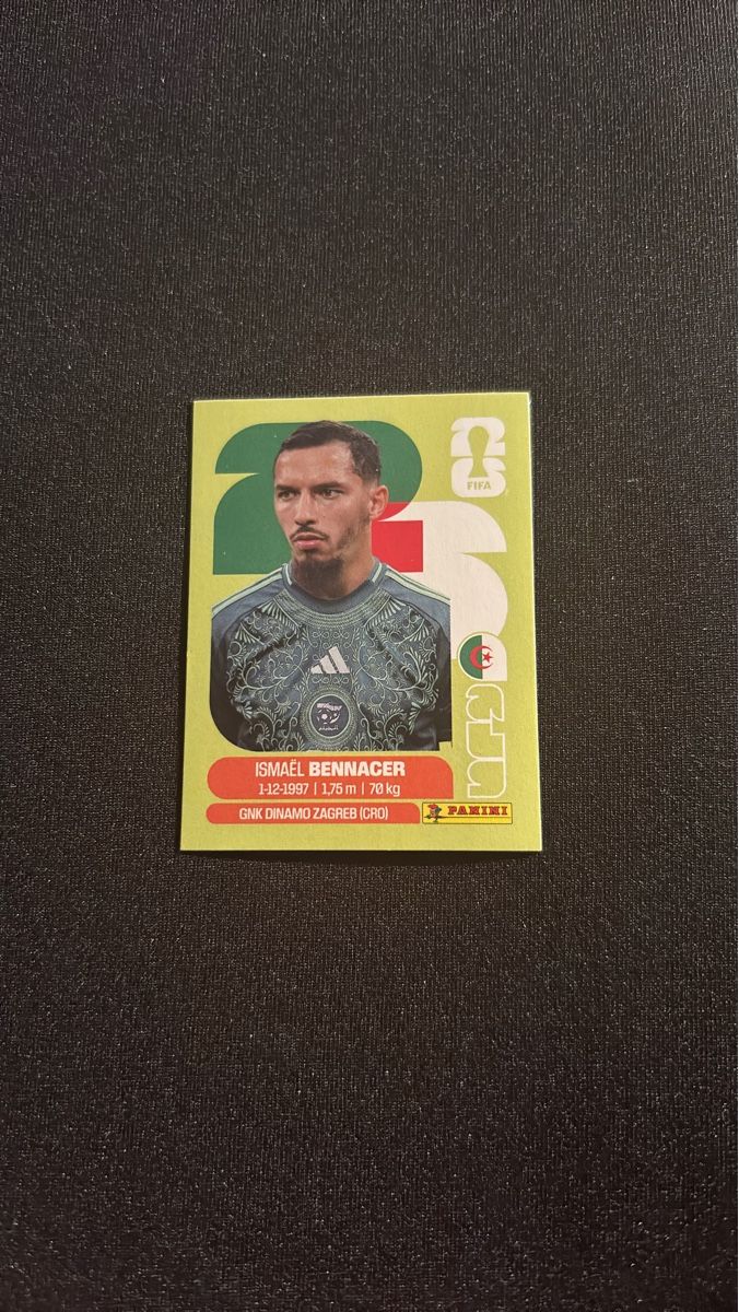 Panini Carte collezionabili: Panini - WM 2026 - Ismaël Bennacer - ALG 8  – Usato da Kaiseraugst venduto da Baum_12