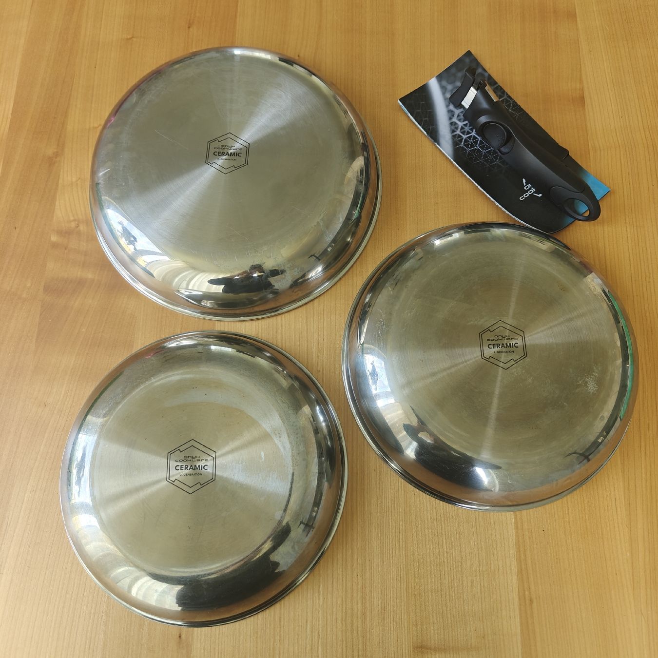 Padelle: Onyx Cookware 3er Set Bratpfannen – Usato da Thalwil venduto da Tindra01 2