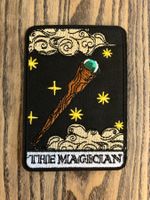 Aufnäher Patch zum Aufbügeln Tarot Karte der Magier Wicca