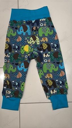 Pumphose Mitwachshose Elefant Gr. 86/92 Neu