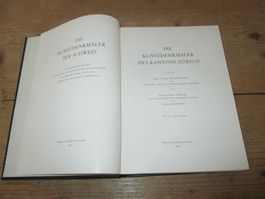 Kunstdenkmäler der Schweiz / Kanton Zürich, 1952