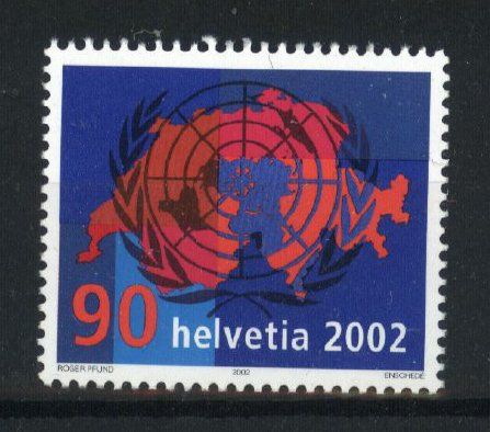 Tutti i francobolli: 2002, UNO-Beitritt der Schweiz ** – Usato da Willisau venduto da Vollstempel