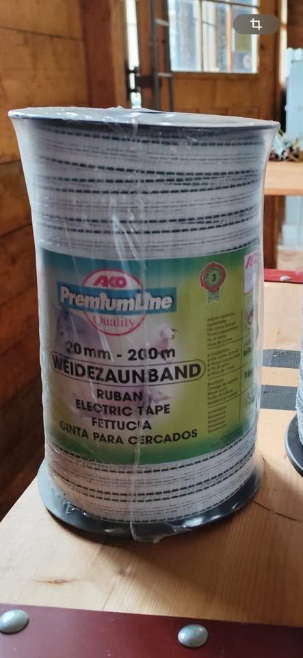 Sonstige Stalleinrichtungen: Weidezaunband PremiumLine 1 Rolle – Neu und originalverpackt aus Teufen AR von MaMoCan