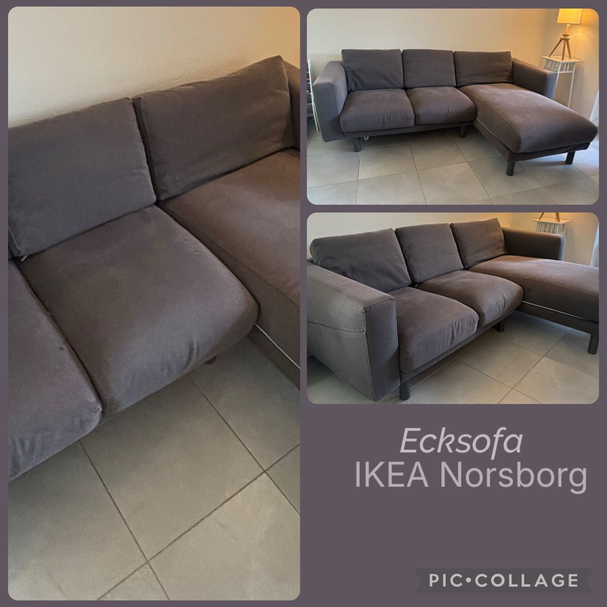 Sofas: Ecksofa IKEA Norsborg gebraucht dunkelgrau – Gebraucht aus Pfäffikon ZH von Salibandy