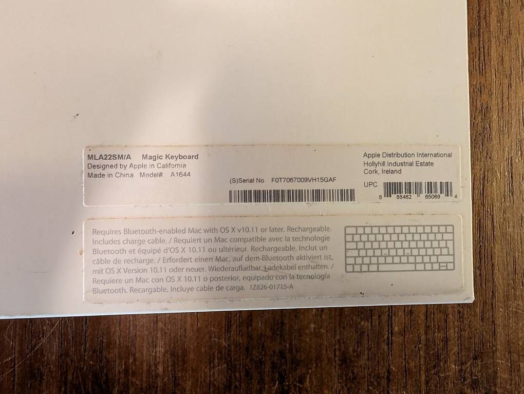 Apple Tastaturen: Tastatur Apple – Gebraucht aus Wetzikon ZH von ste_6lgz 2