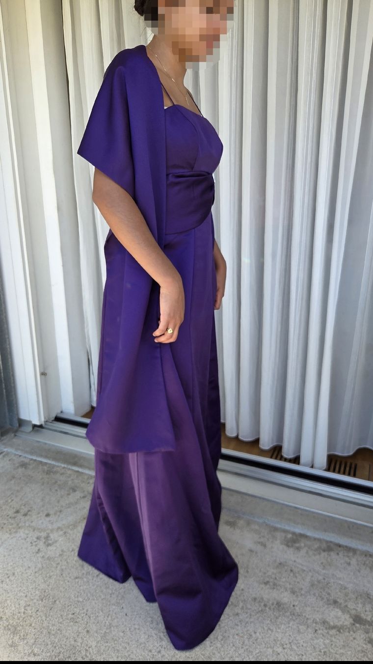 Vestiti: Lila Abendkleid Gr. 36 mit passendem Schal, elegant – Nuovo (secondo la descrizione) da Zug venduto da Pat050 8