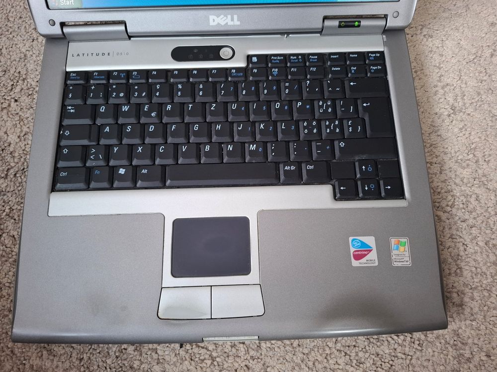 Dell Latitude D510 Windows XP & OFFICE 2007, Serial - RS-232 (Gebraucht ...
