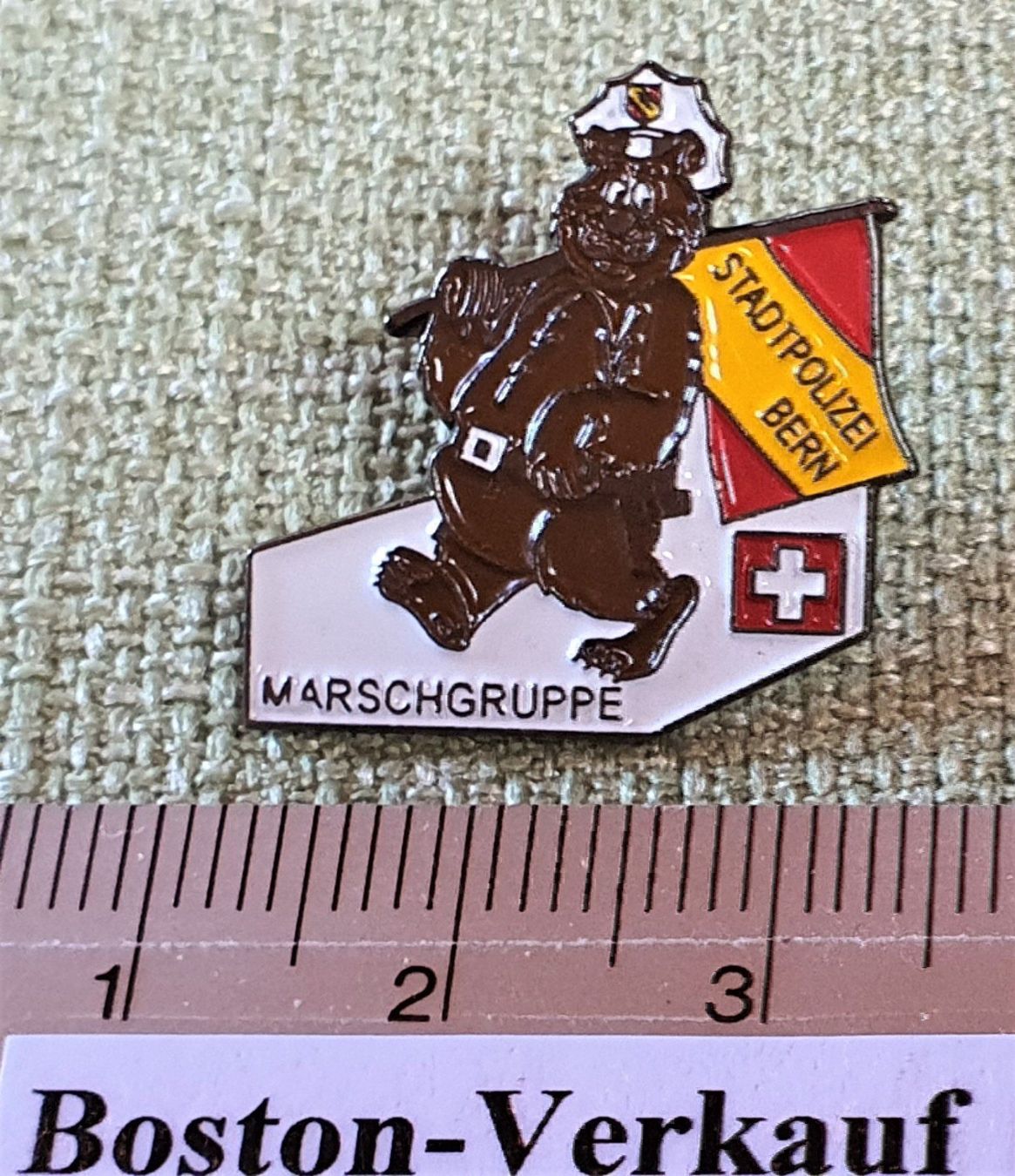 Placchette & Badge: E344  Pin Marschgruppe Stadtpolizei Bern – Usato da Reinach BL venduto da Boston-Verkauf 1