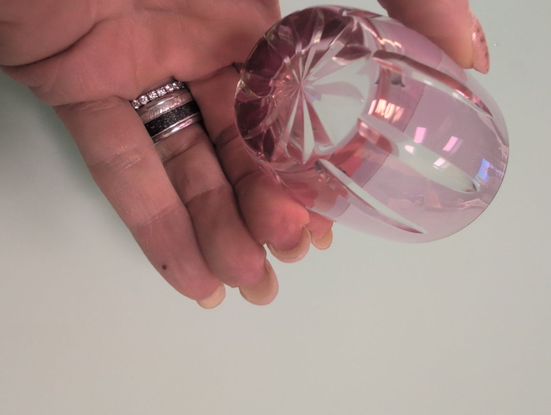 Bevande alcoliche: Set cocktail cristal shaker rose – Usato da Lignières venduto da Sulyvan 2