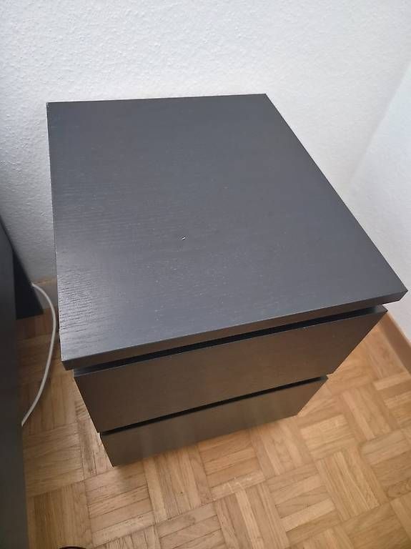 Comodini: Reserviert: 2x Kullen Ikea Nachttisch schwarz – Usato da Nussbaumen AG venduto da Jaycee 2
