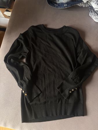 Pull noir avec paillettes - Zébra 