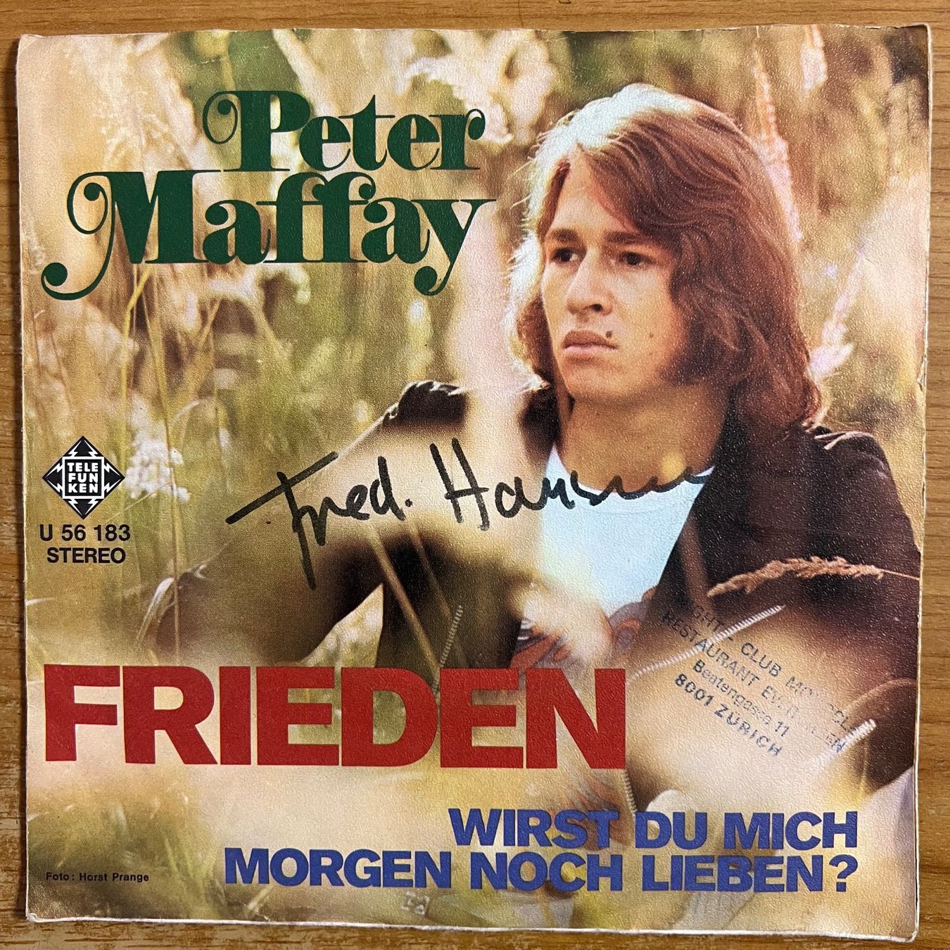 Dischi in vinile: Peter Maffay - Frieden / 1. D-Press. 1971 – Usato da Gais venduto da soundcave57