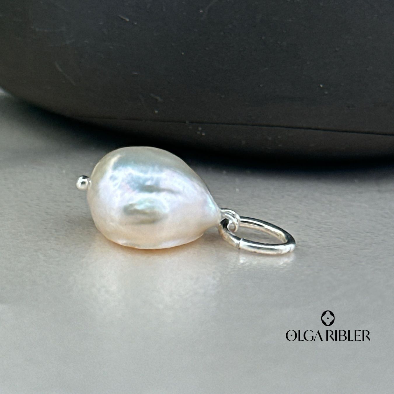 Olga Ribler Anhänger: Sterling Silber Anhänger mit Perle – Neu (gemäss Beschreibung) aus Luzern von Schmuckoutlet 1