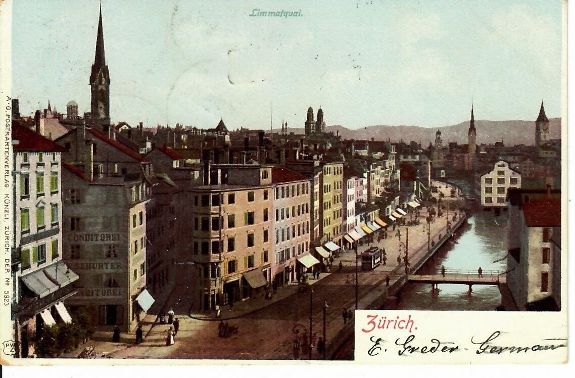 Cartes postales: Zürich 1901 – D'occasion à Hochdorf par Ziegel-16