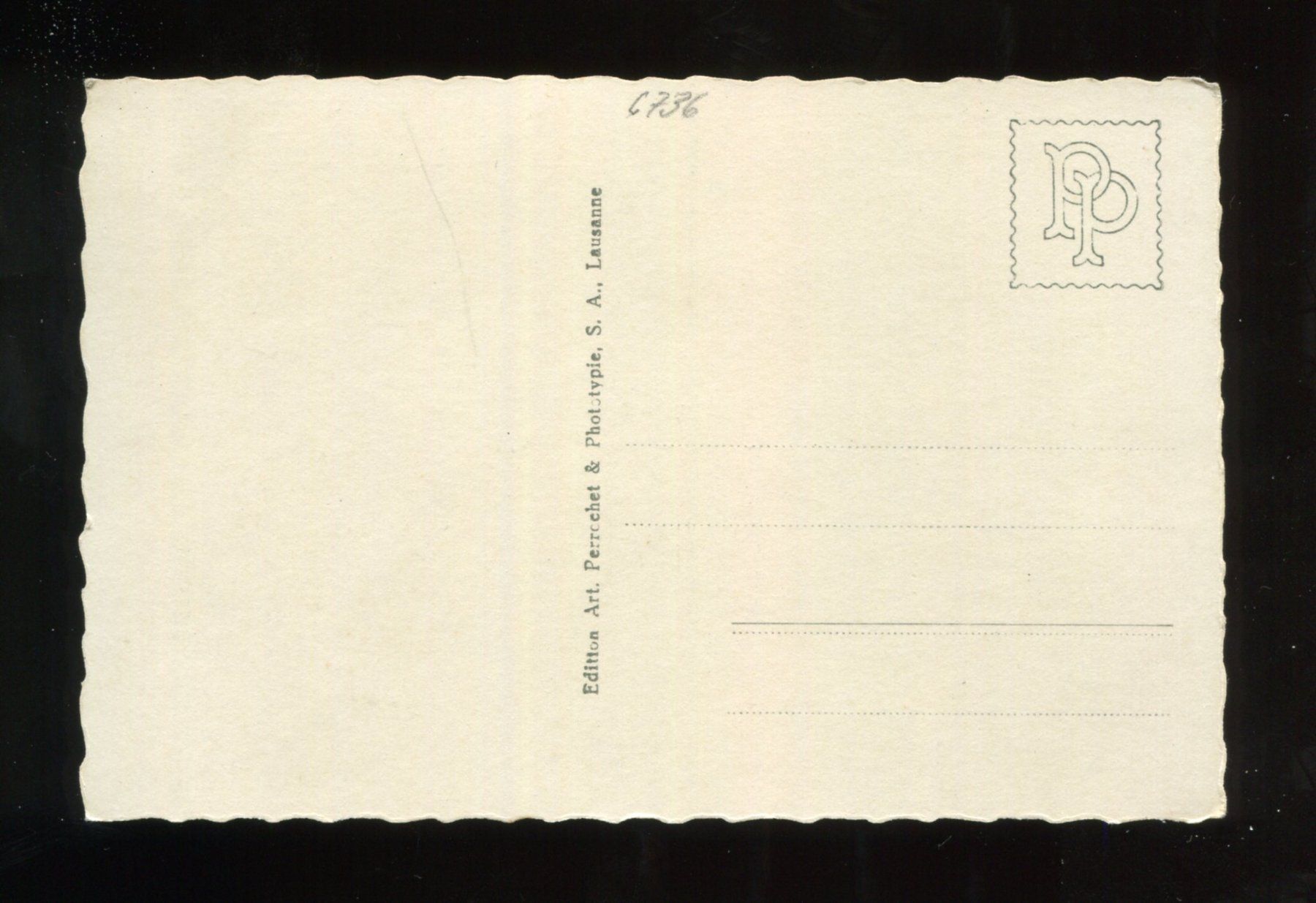 Cartoline postali: Champéry,  Eglise – Usato da Aarau venduto da Elmaar41 1