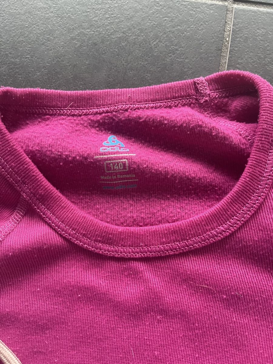 Biancheria intima: Odlo  pulli und Hose Set, Grösse 140, Pink, Warm, Top! – Usato da Feldbrunnen venduto da cleo09 4