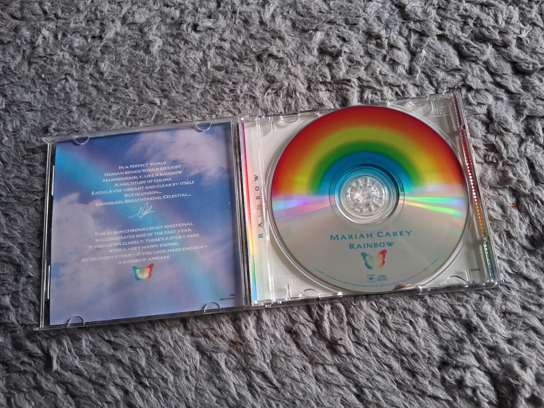CD: MARIAH CAREY    RAINBOW      CD – Usato da Wetzikon ZH venduto da Ramones01 2