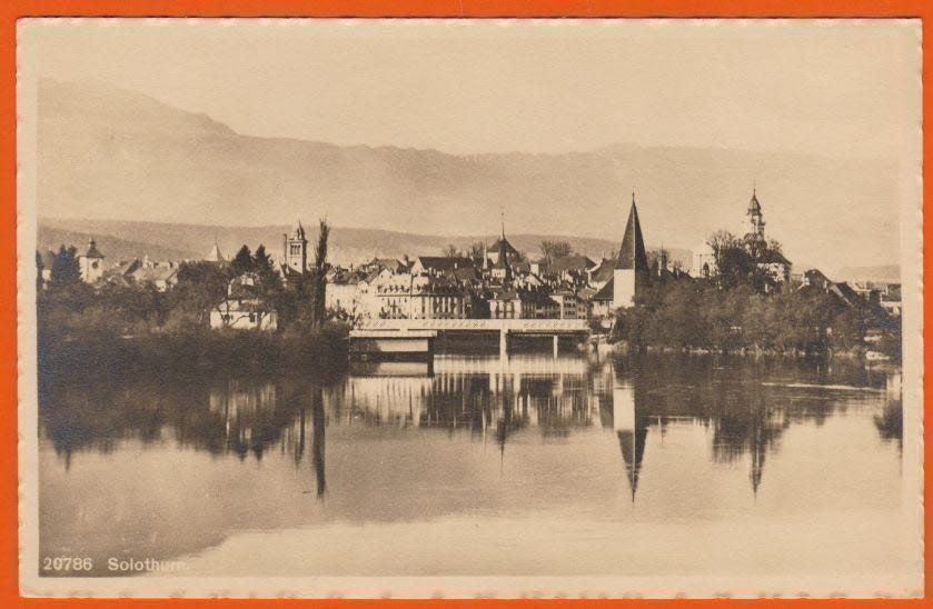 Cartoline postali: Solothurn  alte Ansichtskarte von  1917 – Usato da Vitznau venduto da Ropaku