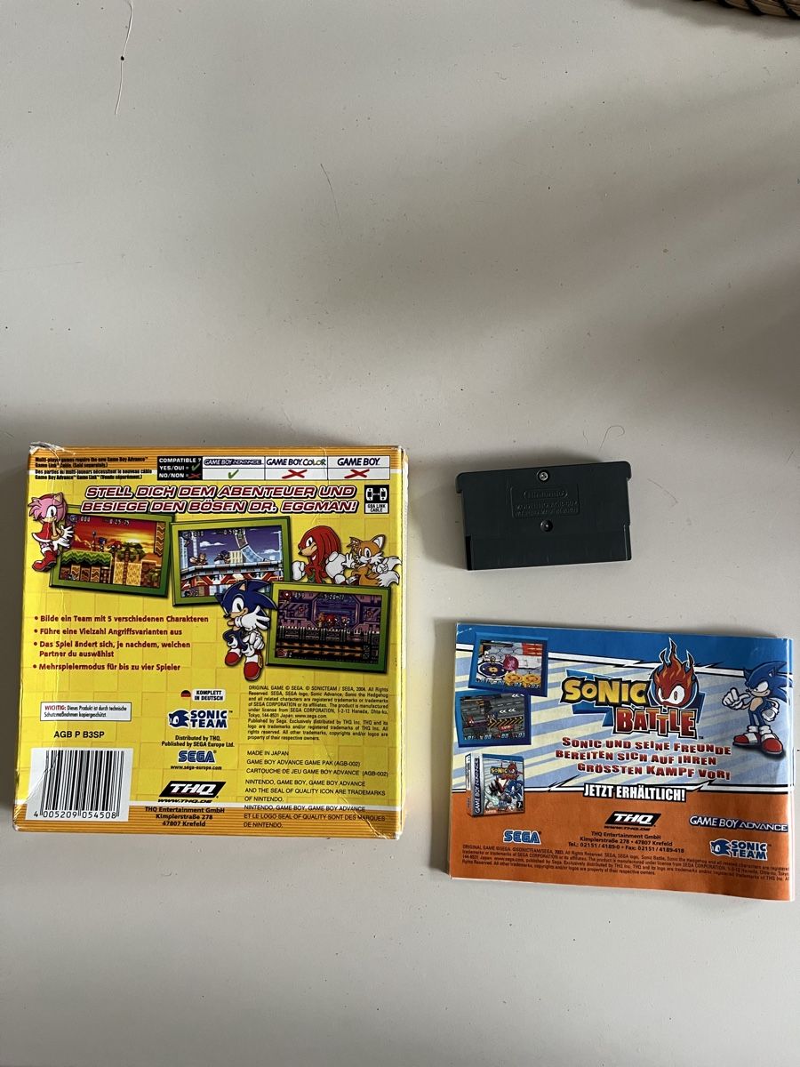 Giochi: Sonic 3 Advance - GBA – Usato da Baden venduto da tob_t8gw 1