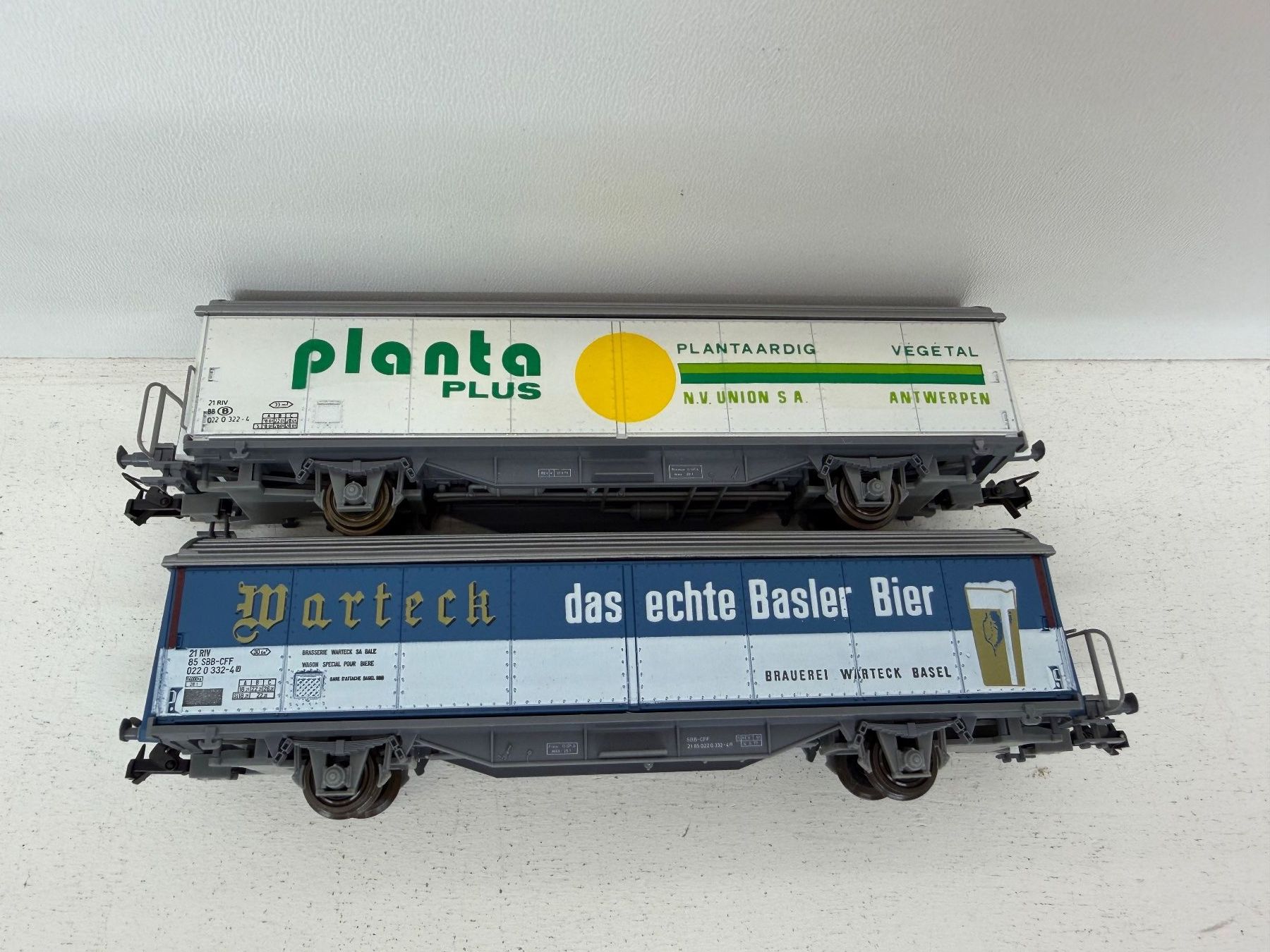 Roco Modellini di ferrovie: Spur H0 Roco 2er Set SBB Schiebewandwagen  DC – Usato da Büsserach venduto da ModellbahnDepot 2