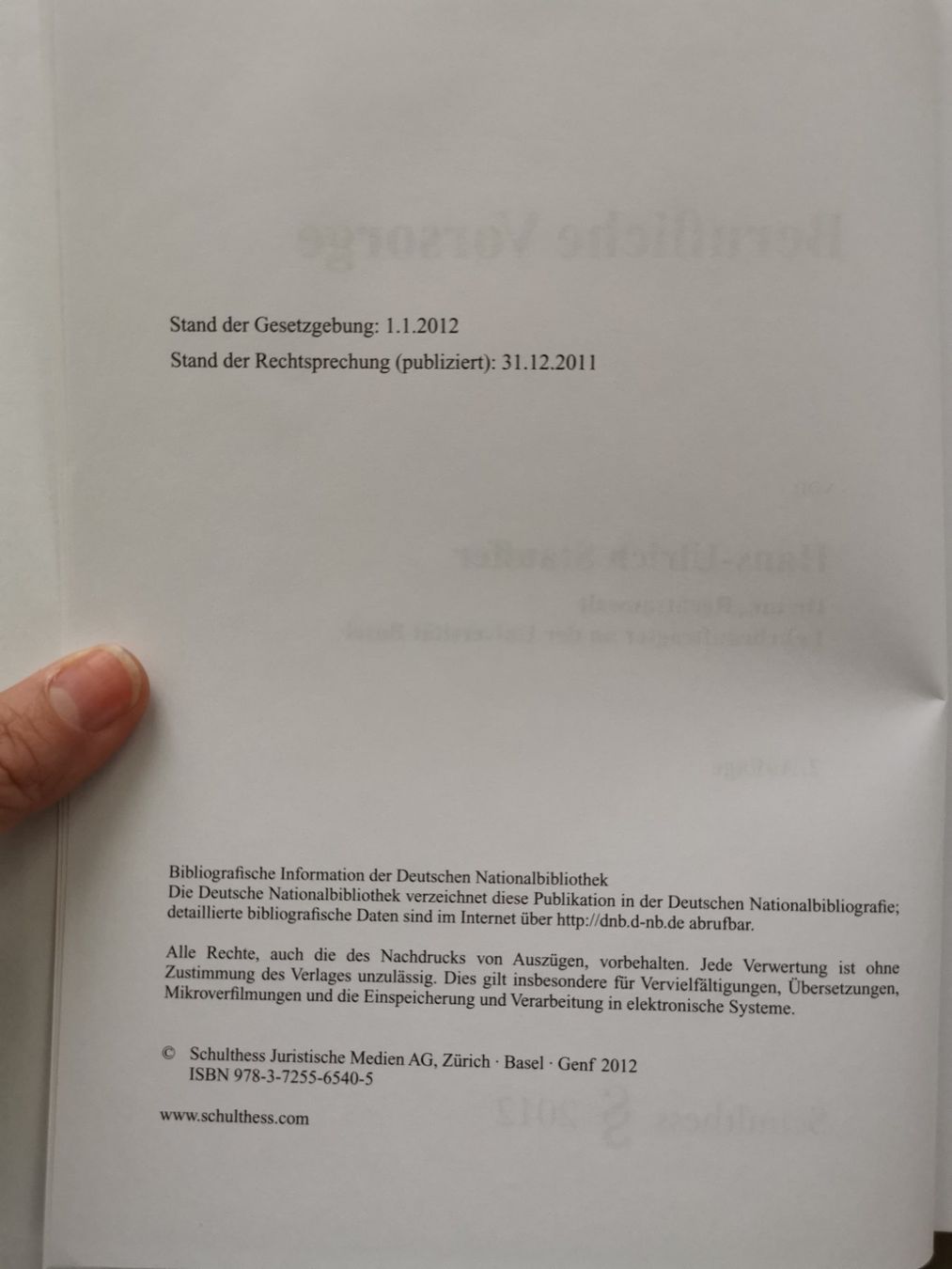 Libri: Berufliche Vorsorge / 2. Aufl. – Usato da Gelfingen venduto da Meierbeat 1