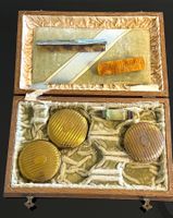 🪞 Coffret Toilette Art Déco 1920 6 Pièces Vintage Rare ✨