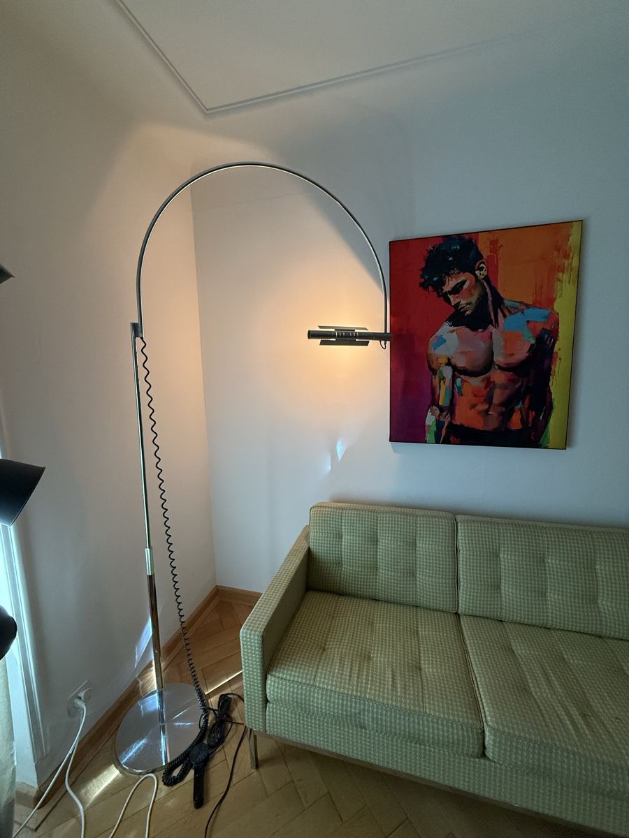 Baltensweiler Lampade: Baltensweilwr Bogenleuchte Halo – Usato da Basel venduto da mic_dch6 2