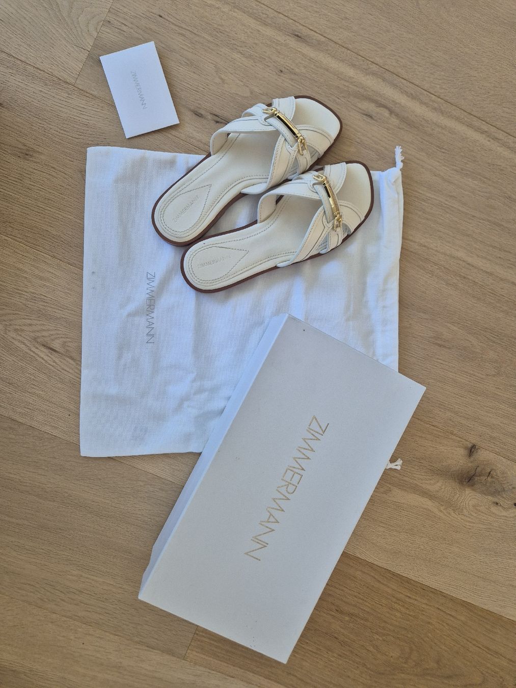 Zimmermann Scarpe da donna: Zimmermann Prisma leather slides – Nuovo (secondo la descrizione) da Faulensee venduto da edart24 2