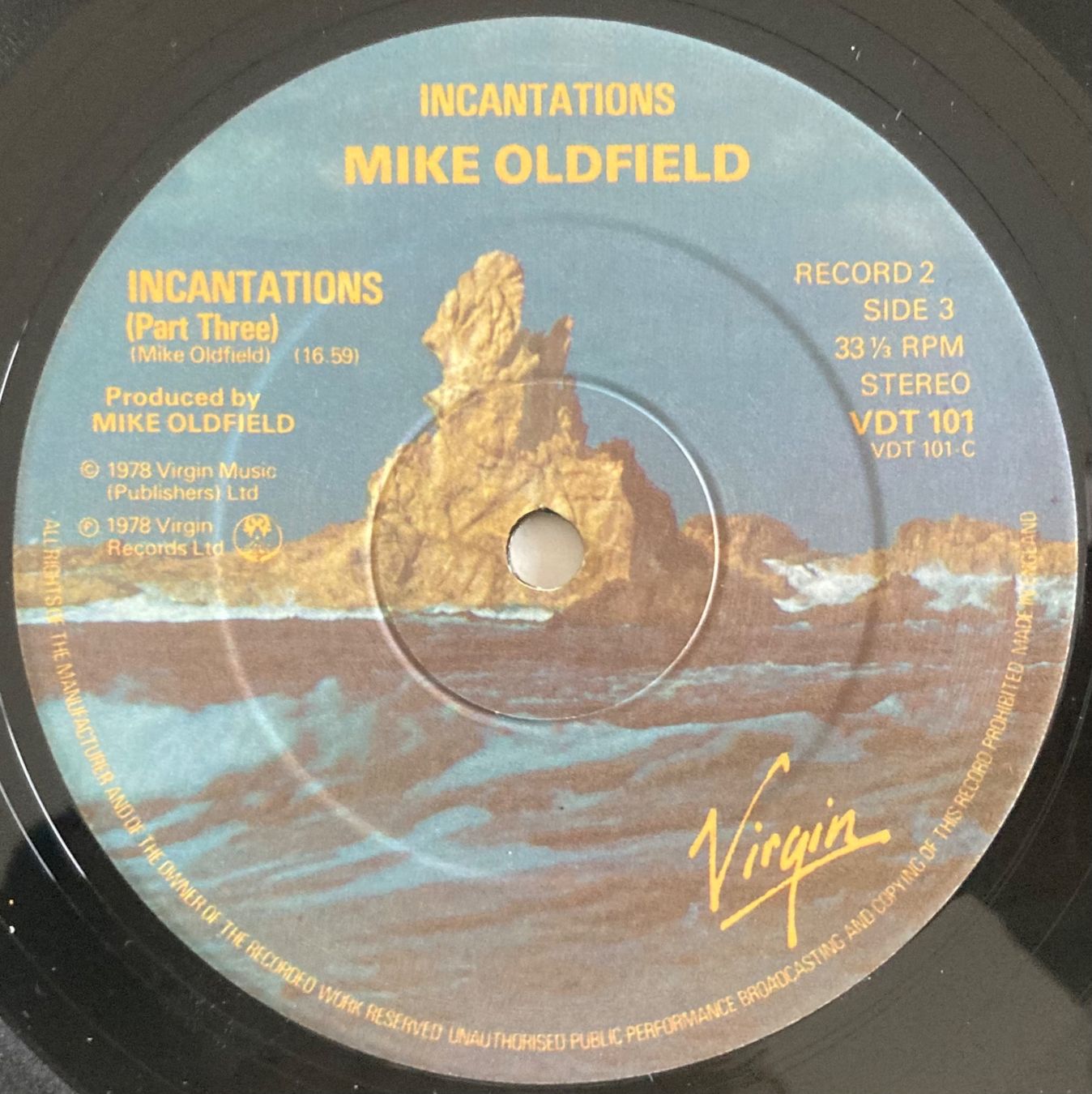 Dischi in vinile: MIKE OLDFIELD - INCANTATIONS – Usato da Poliez-Pittet venduto da Newtown-Records 3