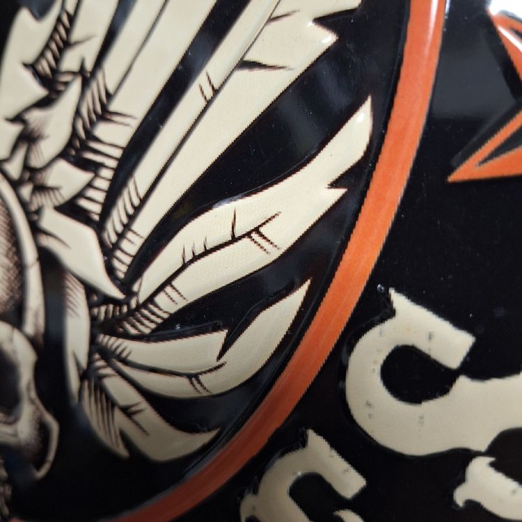 Harley-Davidson Insegne: Harley-Davidson Motorcycles Metallschild - Totenkopf Motiv! – Nuovo (secondo la descrizione) da Brugg AG venduto da bacbac5757 2