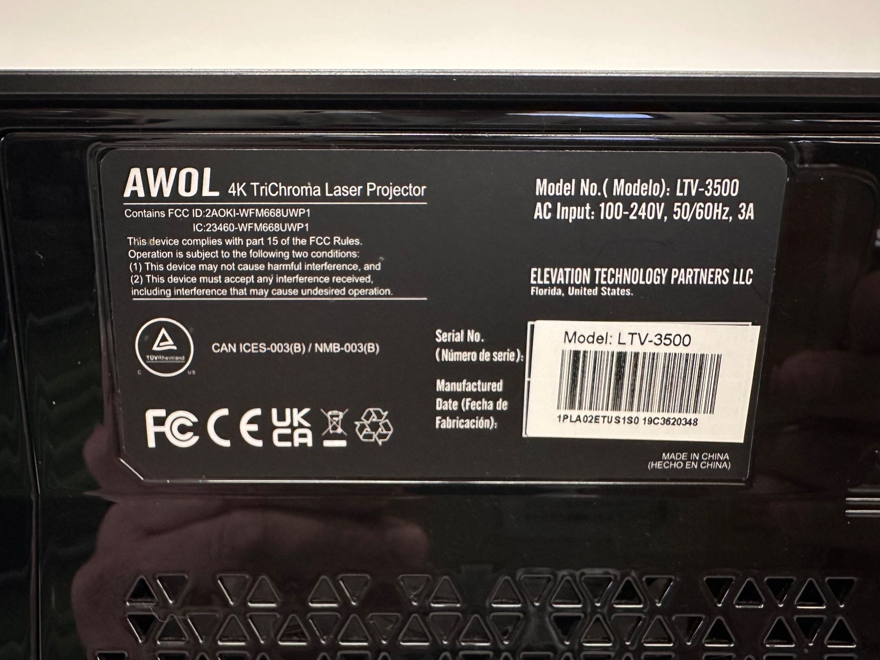 Proiettori: Awol LTV-3500 – Usato da Schüpfen venduto da schumi75 4