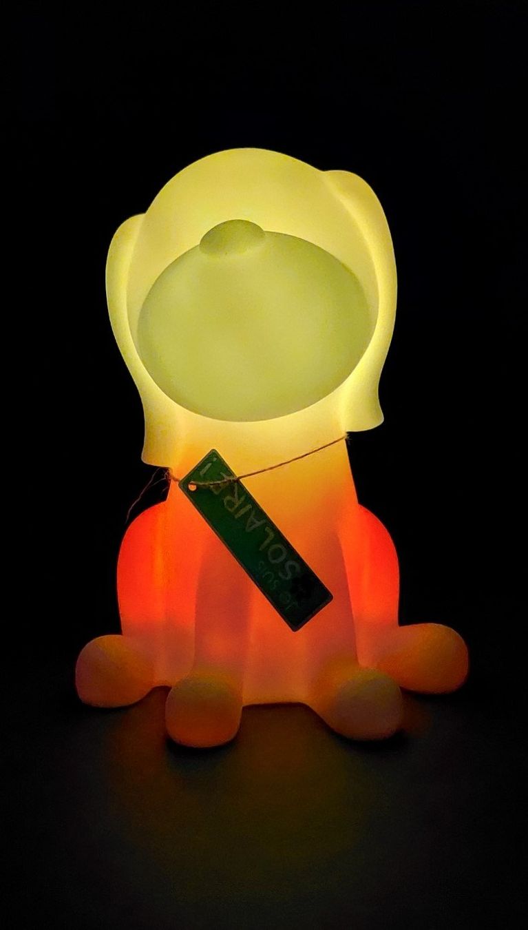 Statuette: LED Solar Hund mit Farbwechsel |NEU! – Nuovo e nell'imballaggio originale da Schongau venduto da lanobe 9