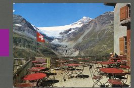  AK color Alp Grüm GR Rest. Belvédère ≈ 1983 