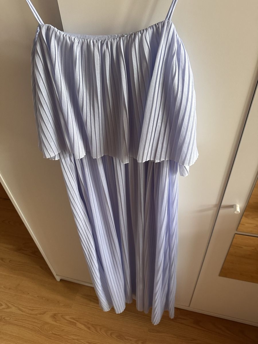 Vestiti: Kleid blau plissee Gr. M – Nuovo (secondo la descrizione) da Münsingen venduto da Secondhand89 2