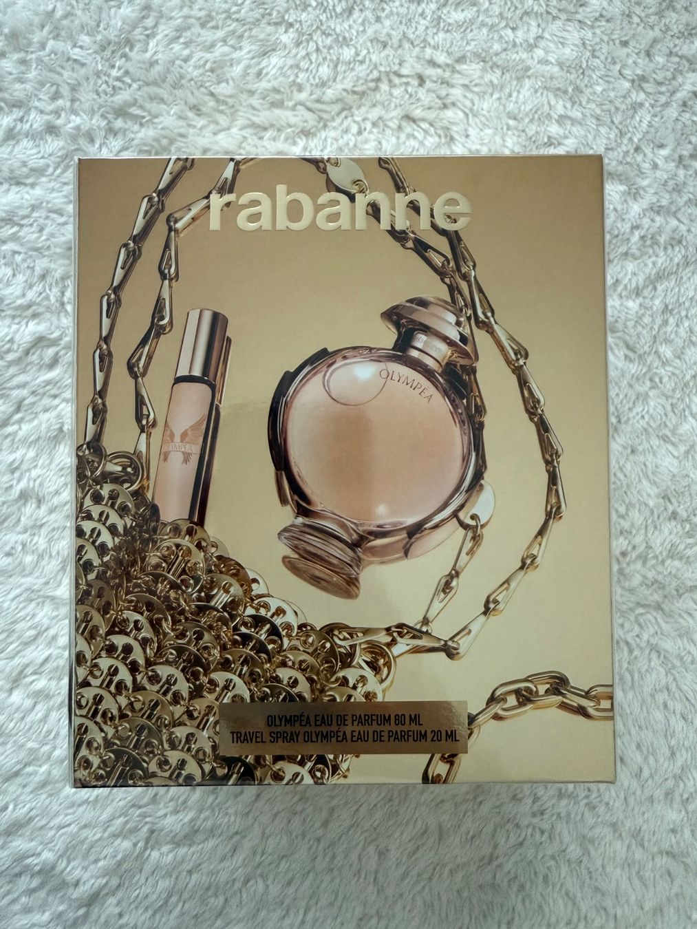 Paco Rabanne Profumi & Eau de Toilette: Geschenkset Paco Rabanne Eau de Parfum OLYMPÉA 80ml & 20ml – Nuovo e nell'imballaggio originale da Reinach BL venduto da Buekim00 4