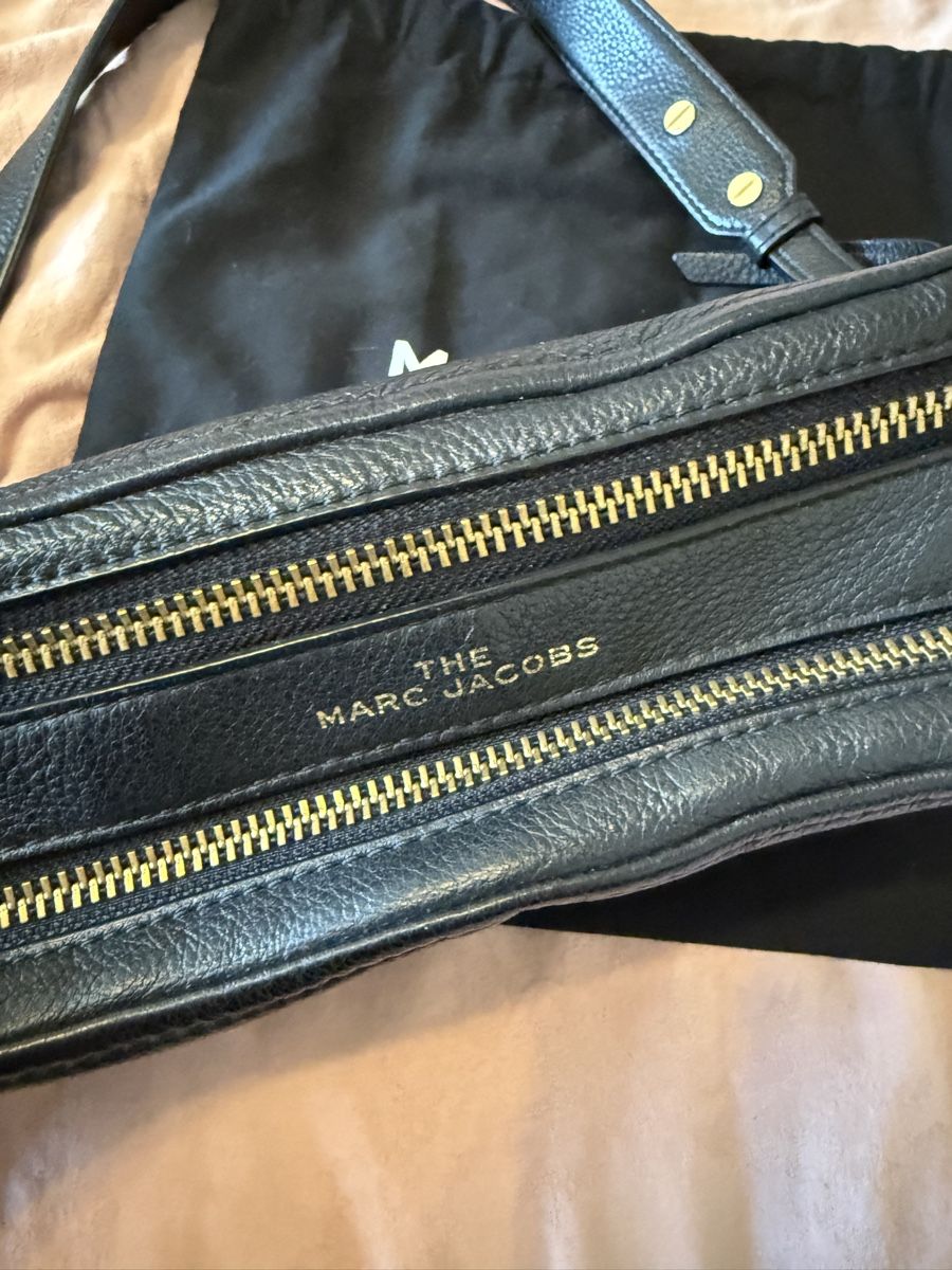 Marc Jacobs Borse: Marc Jacobs Snapshot Camera Bag Black Leather Used – Usato da Winterthur venduto da LeLe0606 4
