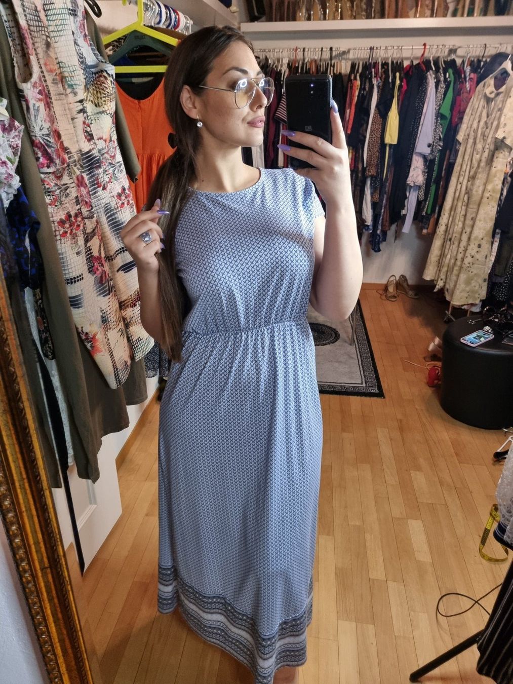 Vestiti: 🌺Maxikleid  Größe 44/46🌺 – Usato da Wald ZH venduto da CapLux
