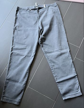 Anthrazitfarbene Damen Hose von Verpass, Grösse 50